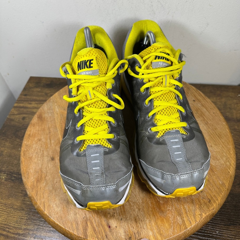 Nike Air Max+ 2009 Mens Running Shoes Grey Yellow 354744-012 Size 12 - Picture 10 of 10